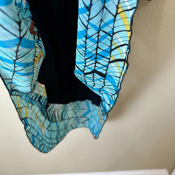 NORDSTROM Rylee & Quinn Lined Tunic Mini Dress Batik Print Size Medium - Picture 6 of 8